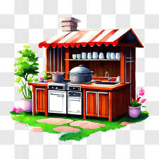 Outdoor Kitchen Png Free
