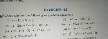 Quadratic Equations