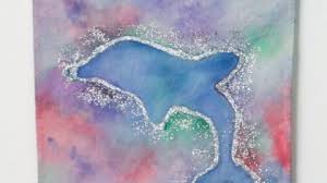 Watercolor Dolphin Banner For Kids