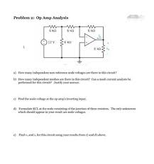 Answered Problem 2 Op Amp Ysis 6