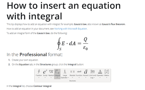 How To Insert An Equation With Matrix