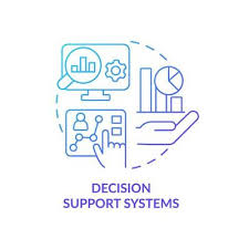 Decision Support Systems Blue Gradient