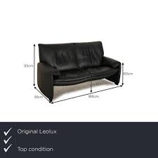 Bora Leather Two Seater Sofa From