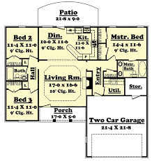 House Plan 56944 Traditional Style