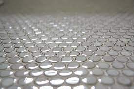 Kid S Bathroom Floor Tile Penny Round