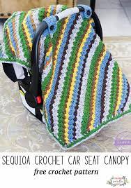 Crochet Baby Carrier Canopy