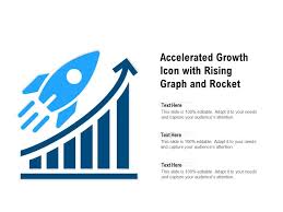Accelerated Growth Icon With Rising