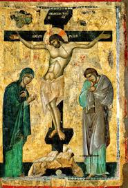 Ikonenmalerei Crucifixion Icon From