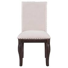 Espresso Wood Upholstered Fabirc Dining