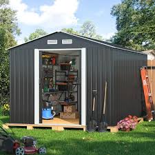 Outdoor Storage Metal Shed Garden Tool