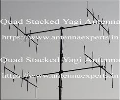 high gain quad stacked yagi antenna