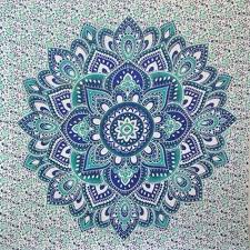Mandala Tapestry Mandala Printed