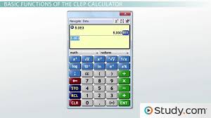 Clep Scientific Calculator Lesson