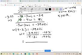 5 1 The Complex Numbers Z And W Satisfy