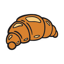 Croissant Croissant Cartoon Icon