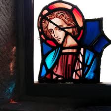 Buy Antique Stained Glass Saint
