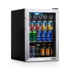 Newair 84 Can Beverage Cooler Stainless Steel