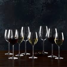 Crystal White Wine Glasses Set