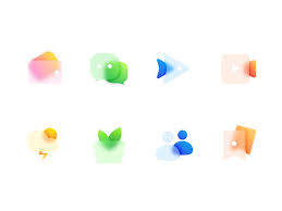 Frosted Glass Icons 2x Icon Design