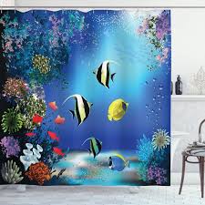 Ambesonne Sea Shower Curtain Ocean