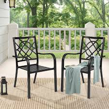 Suncrown Stacking Metal Outdoor Patio