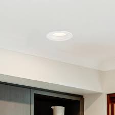 Led White Round Recessed Lighting Trim
