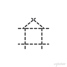 House Architecture Project Outline Icon