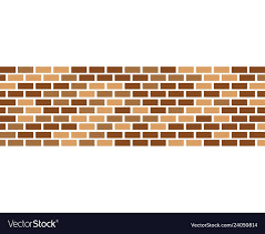 Brick Wall Icon Vector Image On