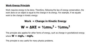 Physics 101 Chapter 6 Work Energy