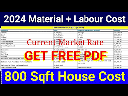800 Sqft House Construction Cost