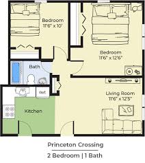 Two Bedroom Standard Floor Plan