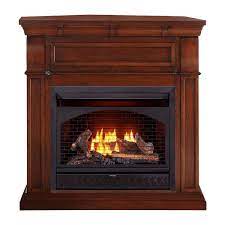 Ventless Dual Fuel Gas Fireplace