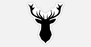 Deer Head Sticker Spreadshirt
