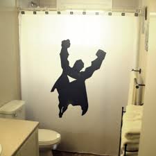 Kids Superhero Shower Curtain Super