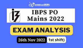 Ibps Po Mains Exam Ysis 2022 26th