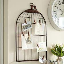 Half Birdcage Photo Holder Wall Hanging