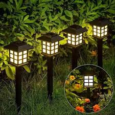 1493 Big Solar Garden Lights 6pc At Rs