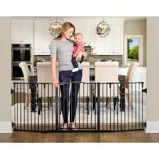 Regalo Home Accents Widespan Safety Gate Black