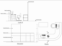 Office Desk In Autocad Cad
