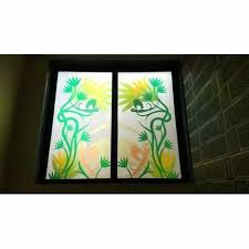 Aluminum Window Etched Glass