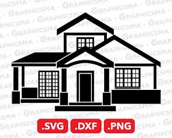 House Svg File House Dxf House Png