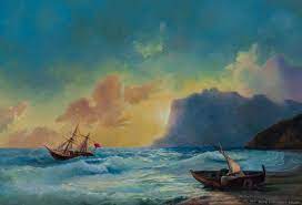 The Sea Koktebel Of Ivan Aivazovsky