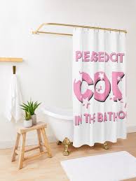 Bathroom Sparkly Shower Curtain