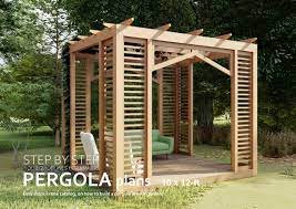 Pergola Plans 12 X 16 Ft Step By Step