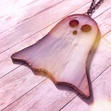 Stained Glass Ornament Ghost
