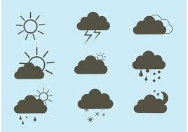Rain Cloud Vector Art Icons And