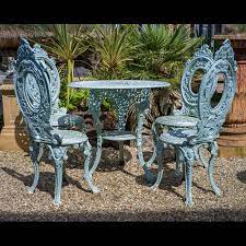 Set Of Antique Garden Table With Four