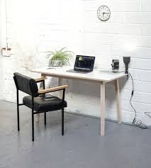 White Computer Desk Compact Plywood