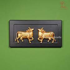 Buy Brass Cow Wall Hanging 20cm Holy