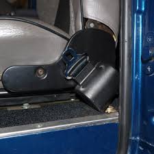 Retractable Lap Seat Belts Black